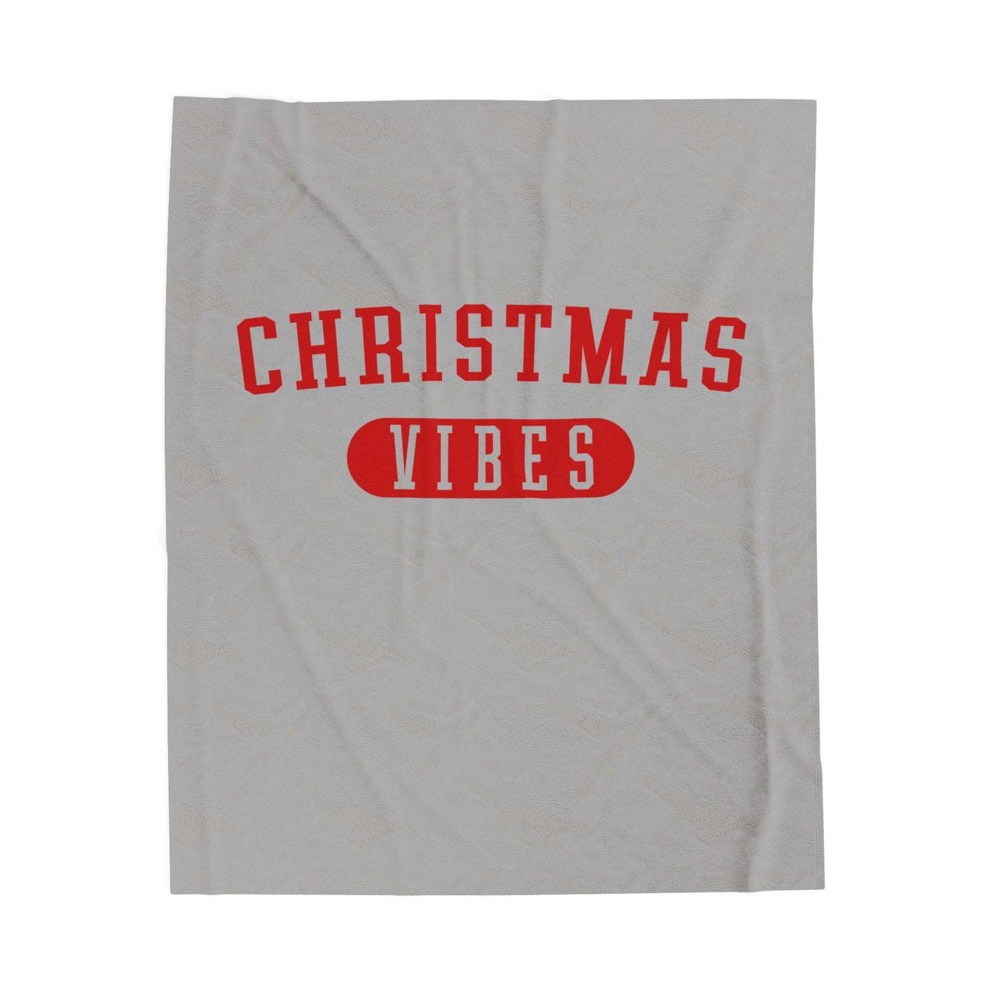 Cozy Christmas Vibes Velveteen Plush Blanket, Holiday Decor, Gift for Her, Home Comfort, Winter Snuggle Throw