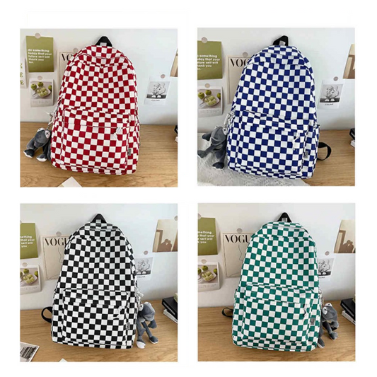 Checkered Backpack