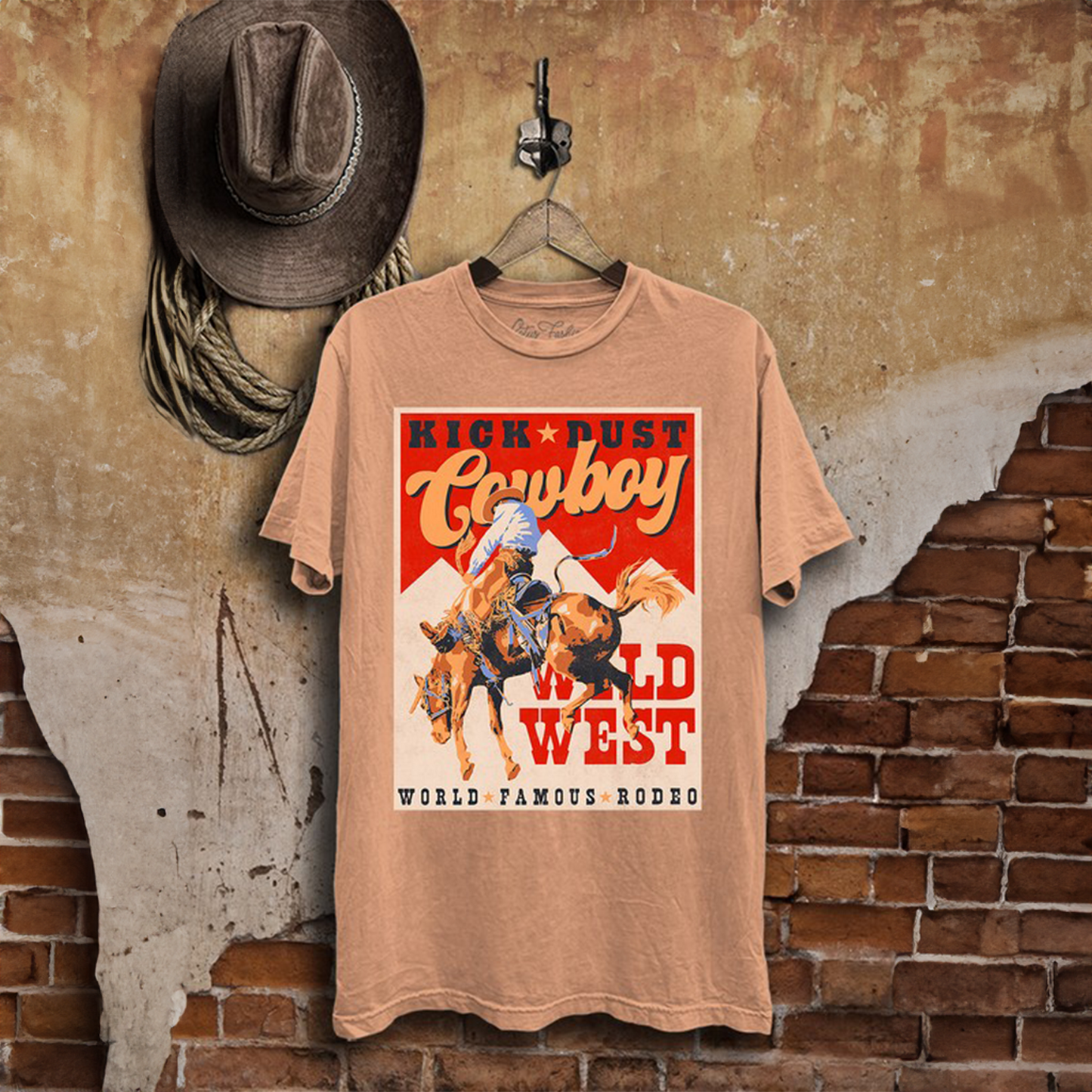 Kick Dust Cowboy Vintage Tee