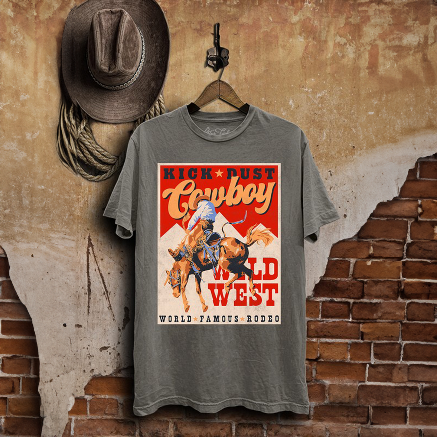 Kick Dust Cowboy Vintage Tee