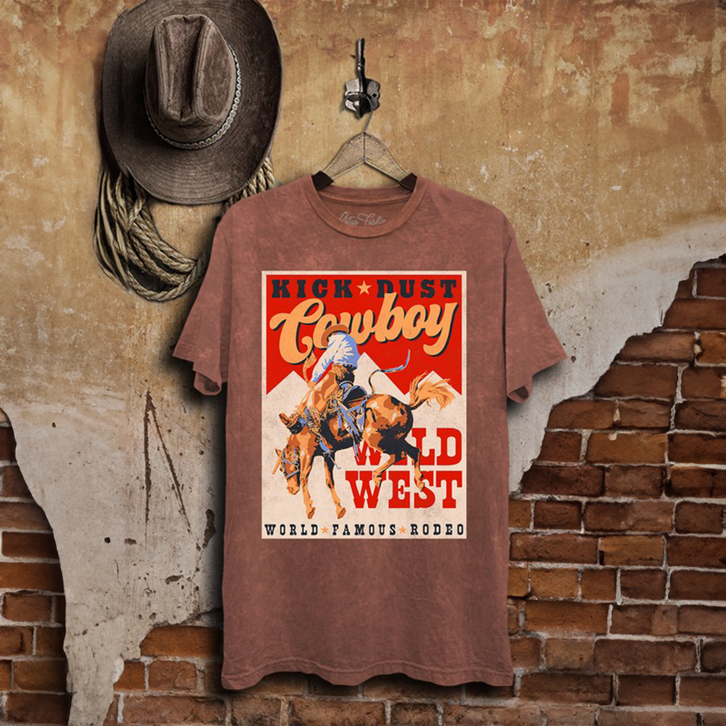Kick Dust Cowboy Vintage Tee