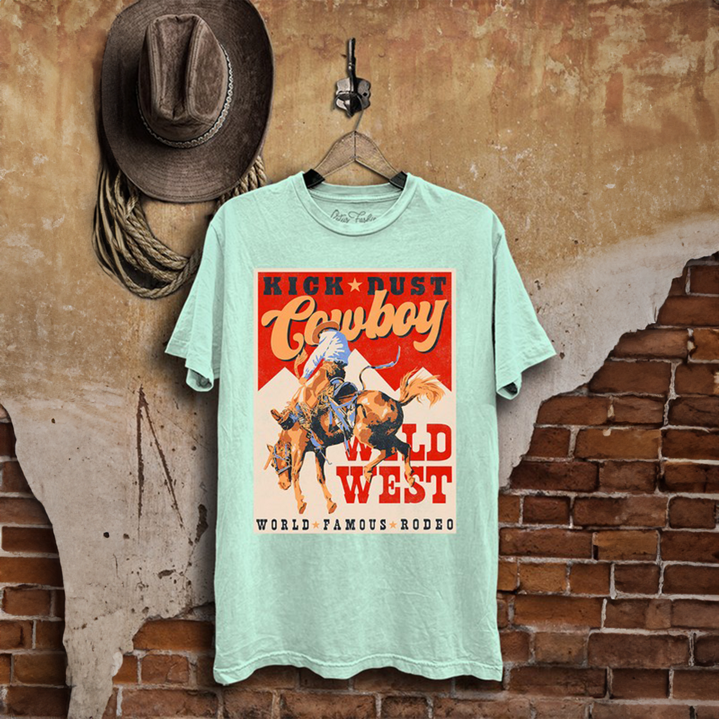 Kick Dust Cowboy Vintage Tee