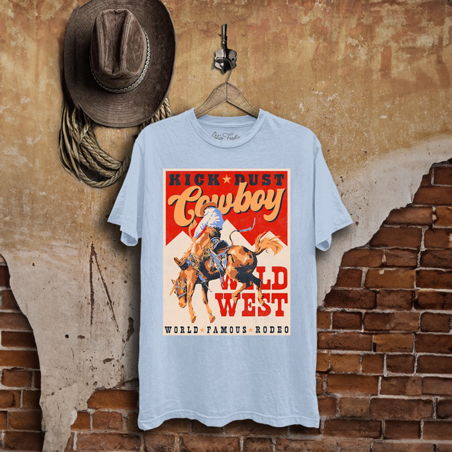 Kick Dust Cowboy Vintage Tee