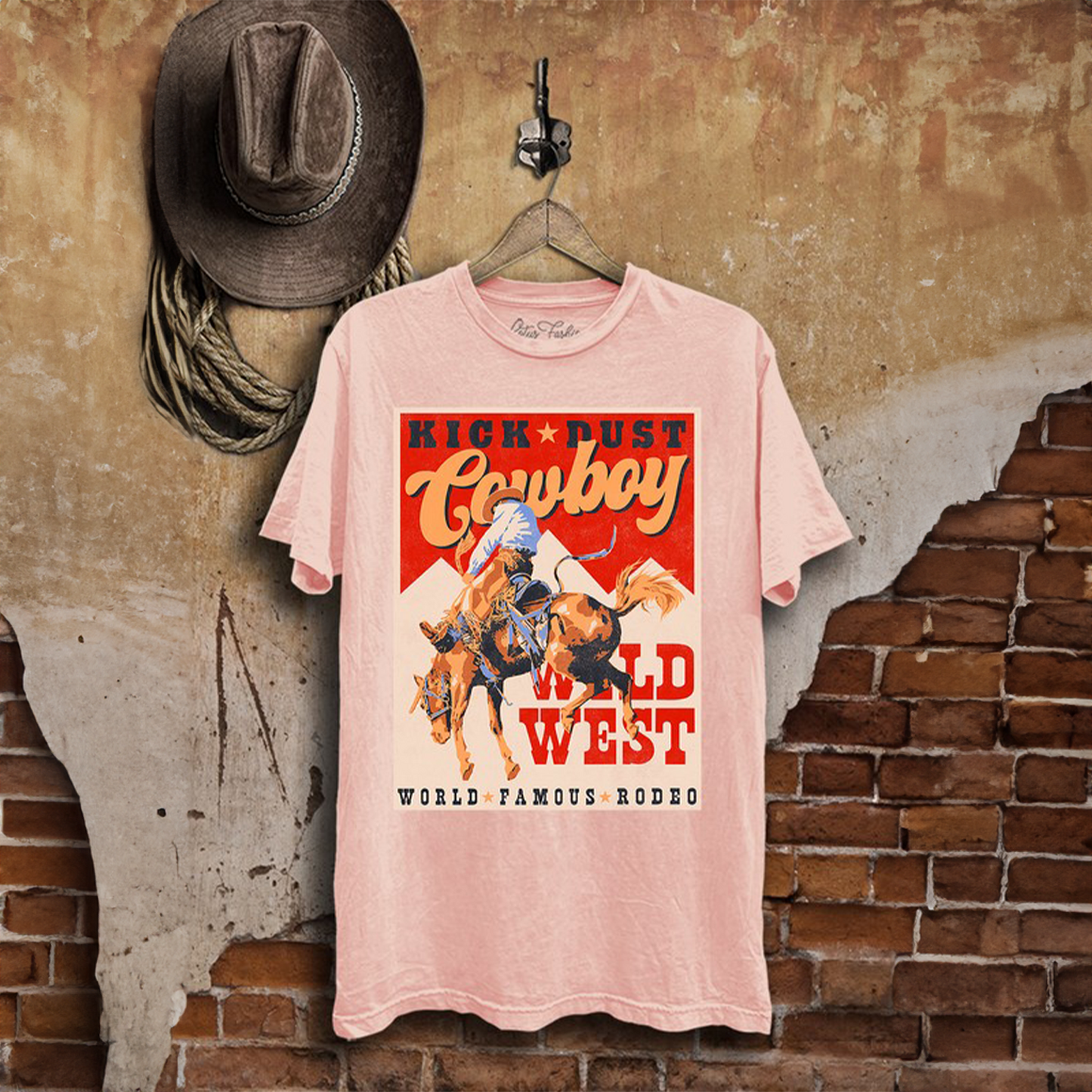 Kick Dust Cowboy Vintage Tee