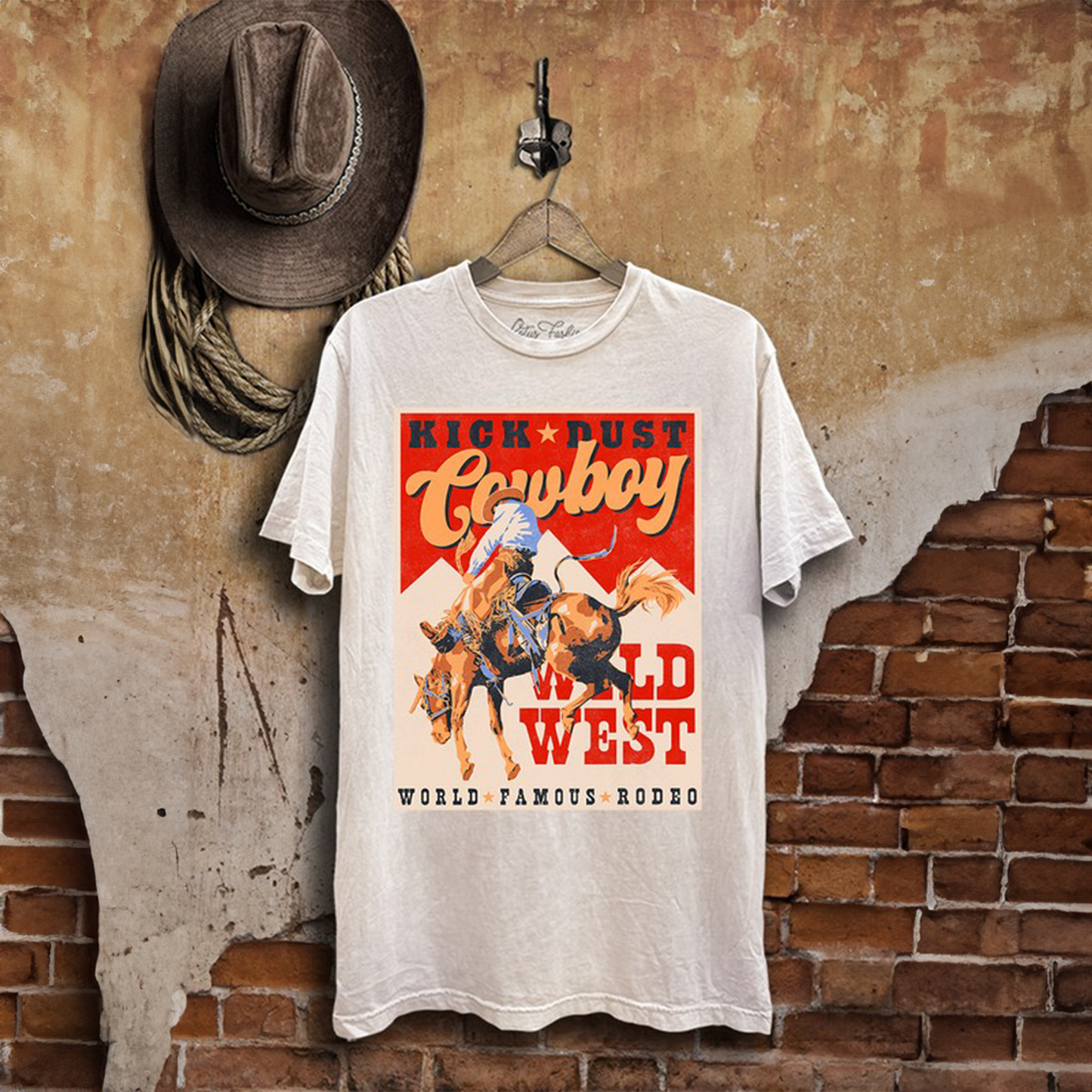 Kick Dust Cowboy Vintage Tee