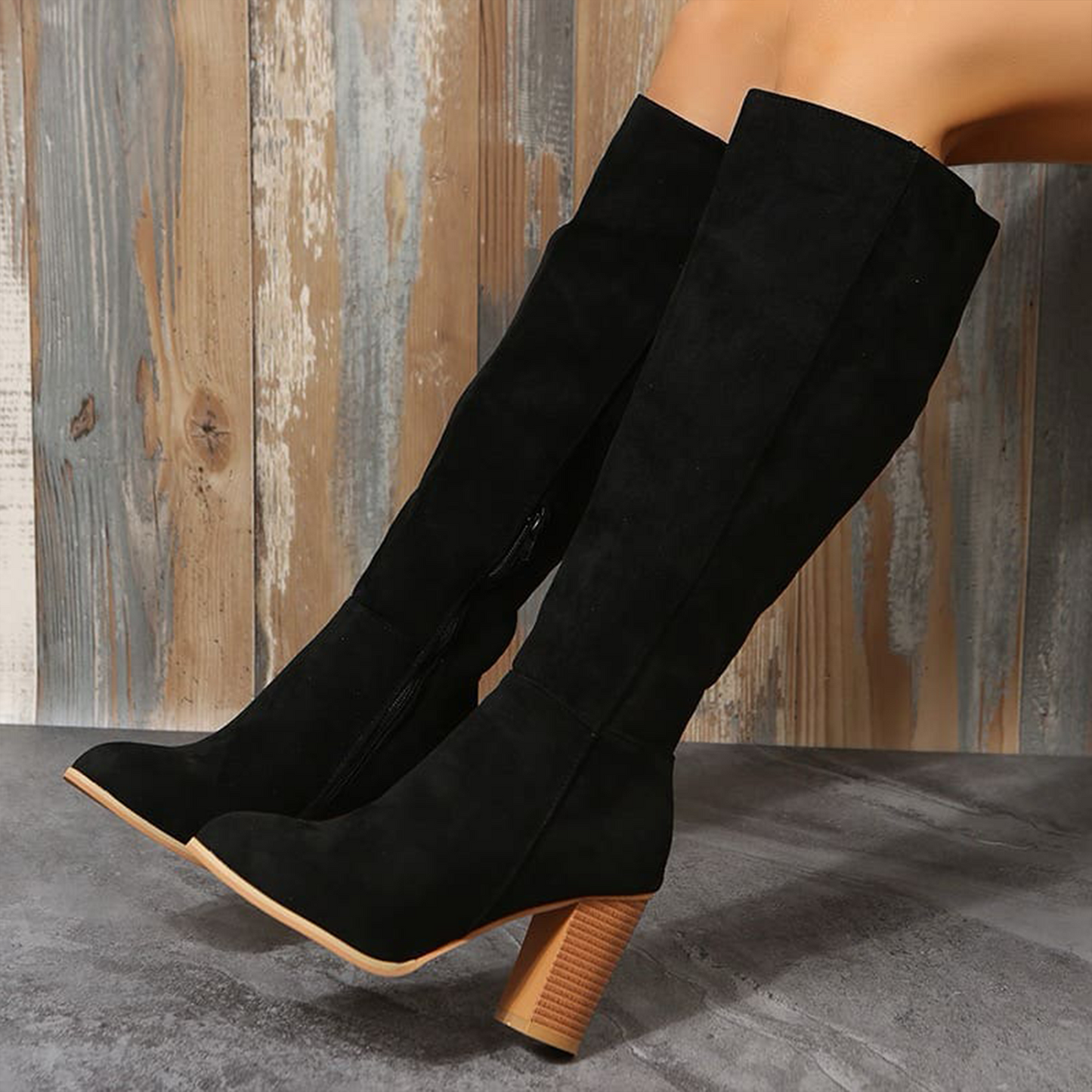 Knee High Suede Boots